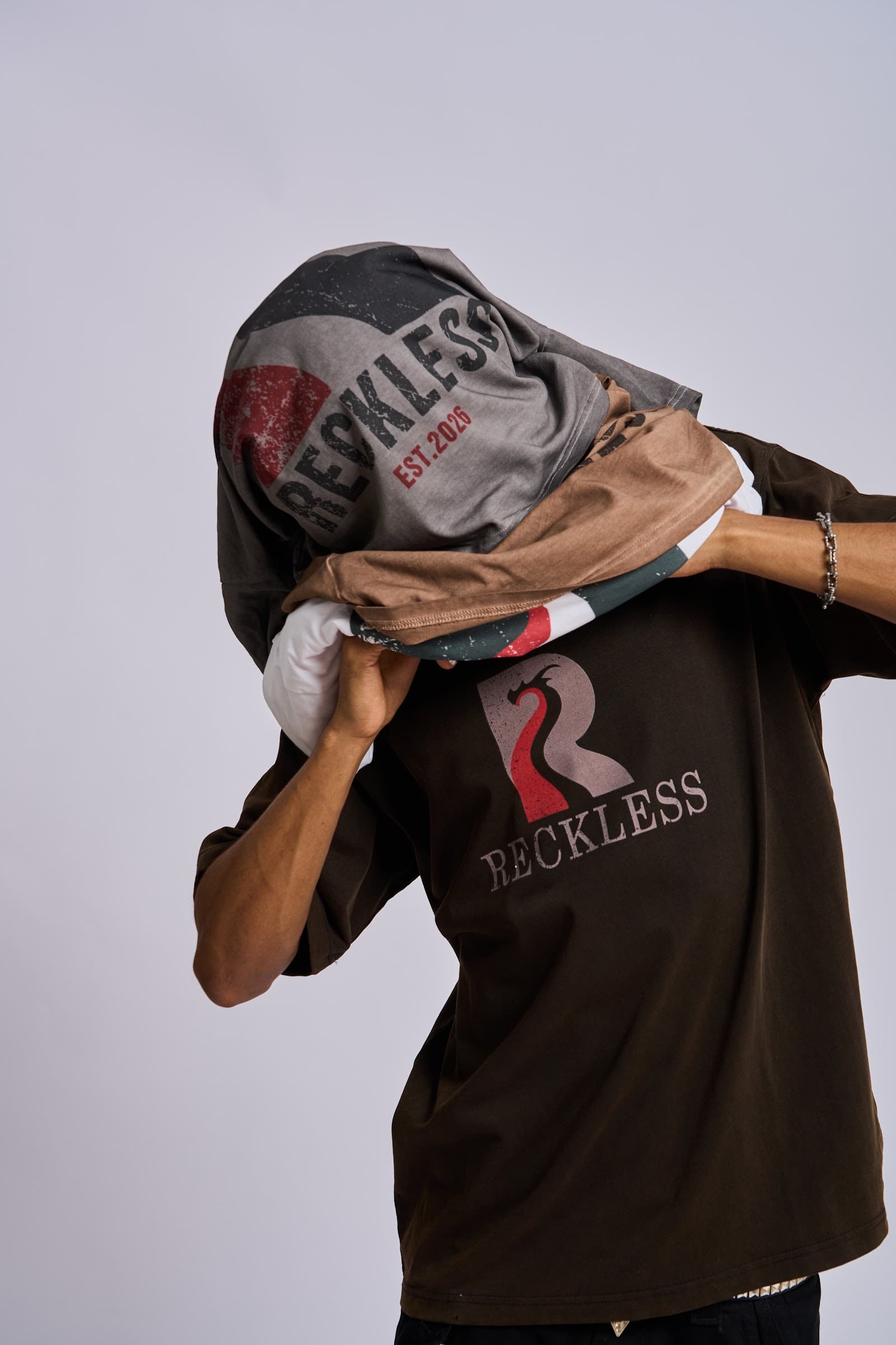 Draped tee — creative direction